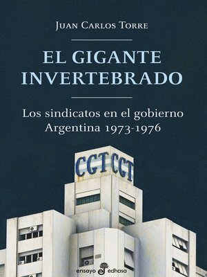 cover image of El gigante invertebrado